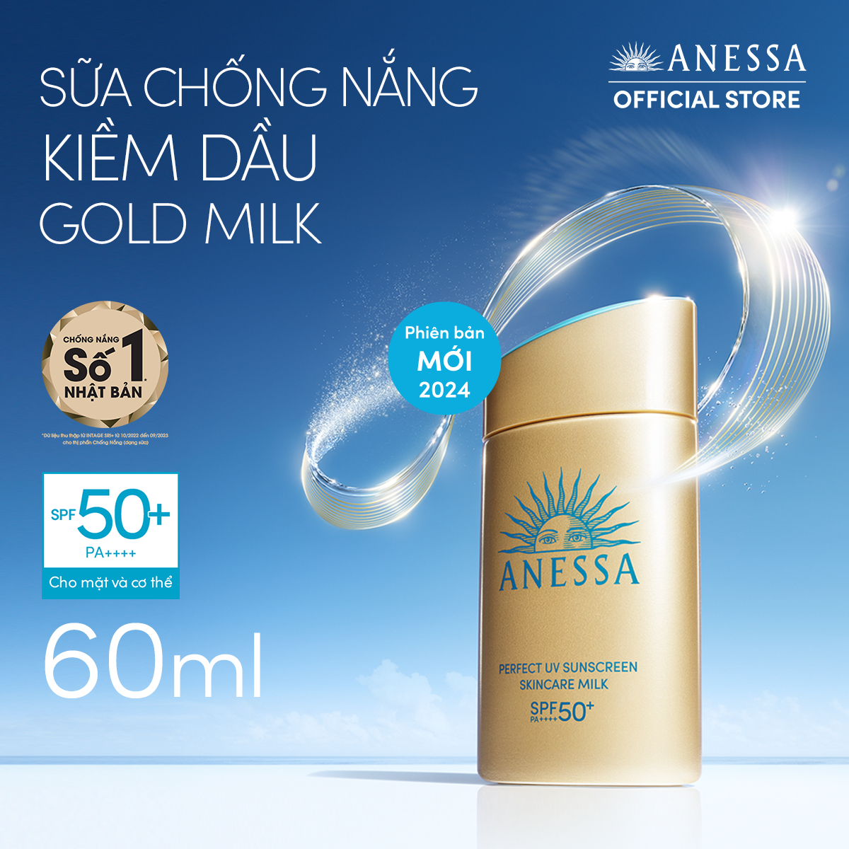 Anessa Perfect Uv Sunscreen Skincare Milk - 60Ml