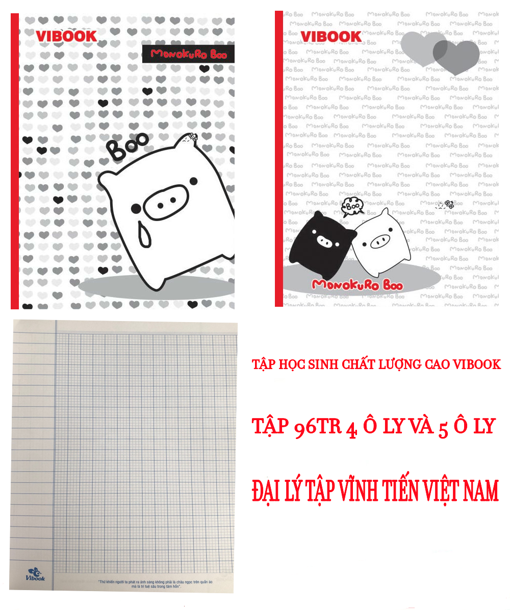 Vở Vibook Monokuro Boo (96 Trang)