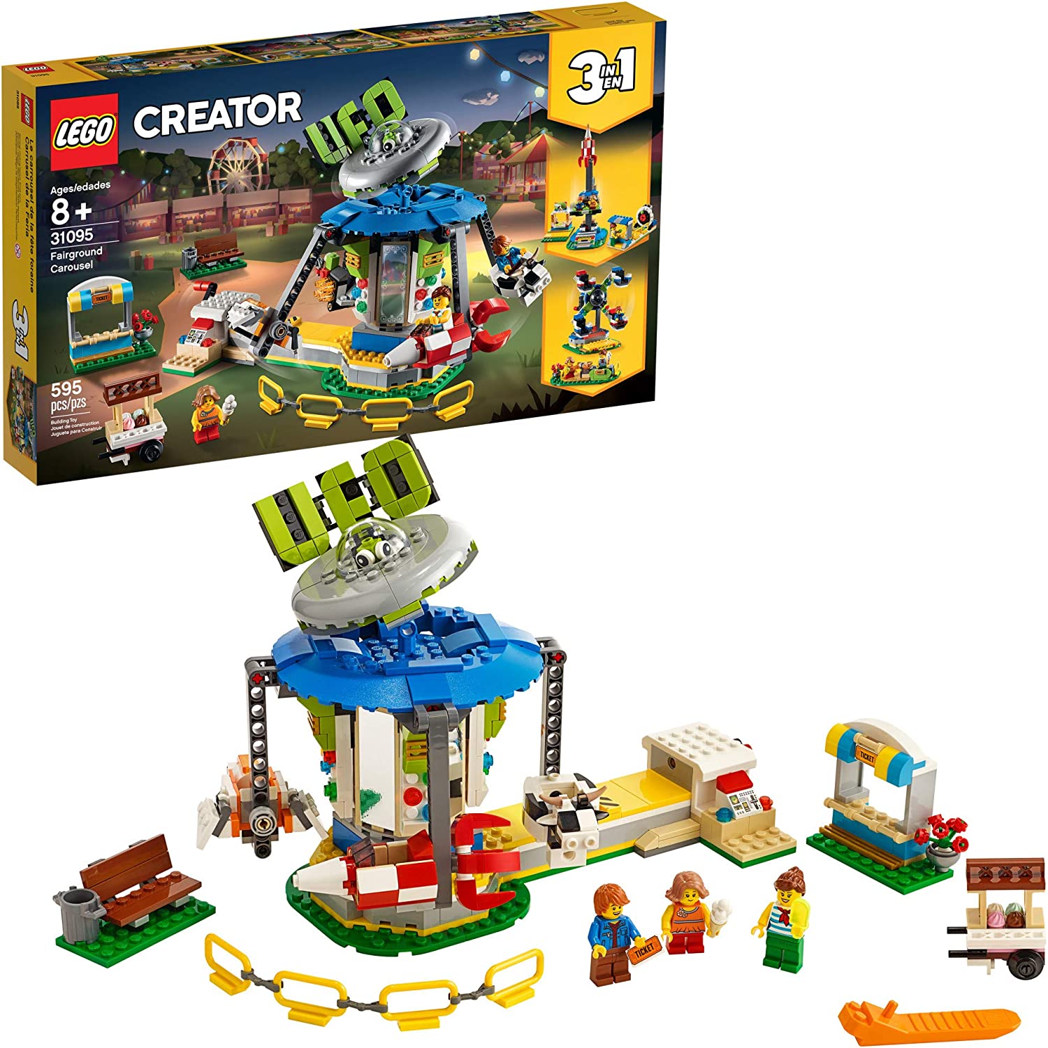 Lắp ráp LEGO CREATOR 31095 Vòng Xoay Vũ Trụ