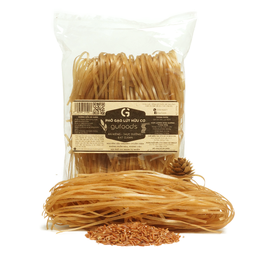 Phở gạo lứt huyết rồng Bích Chi - gói 200g