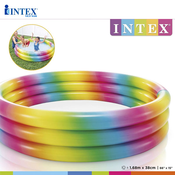 Bể bơi phao tròn hoa Intex 58449
