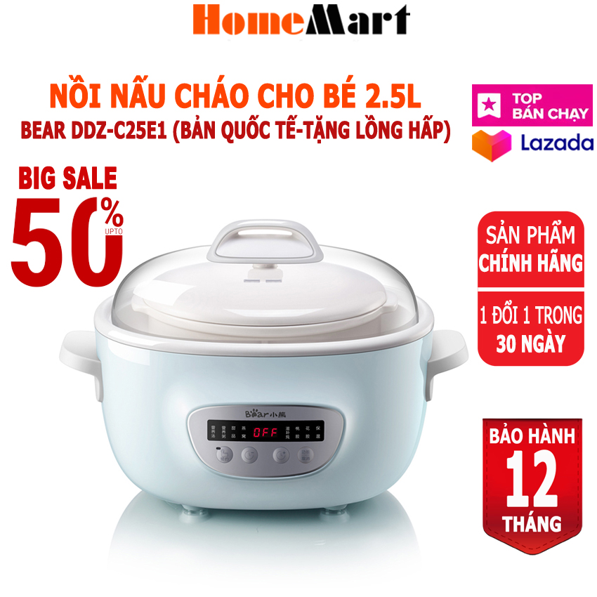 Nồi Nấu Chậm Bear DDZ-C25E1