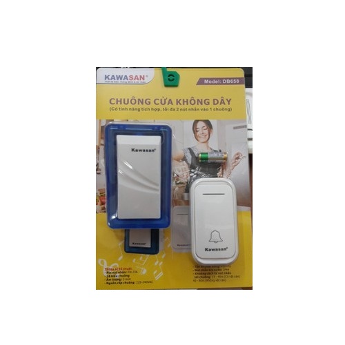 CHUÔNG CỬA KHÔNG DÂY KAWASAN BD668B