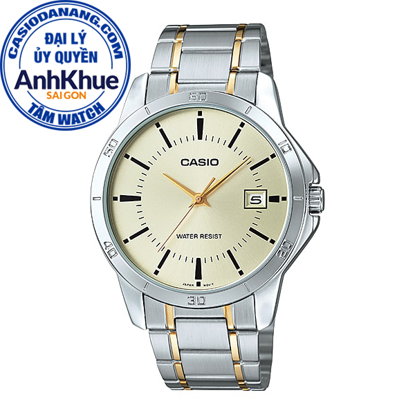 Đồng Hồ Nam Dây Kim Loại Casio MTP-V004SG-9AUDF
