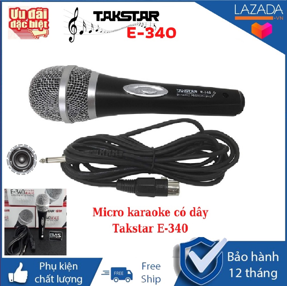 Micro có dây Takstar E-340