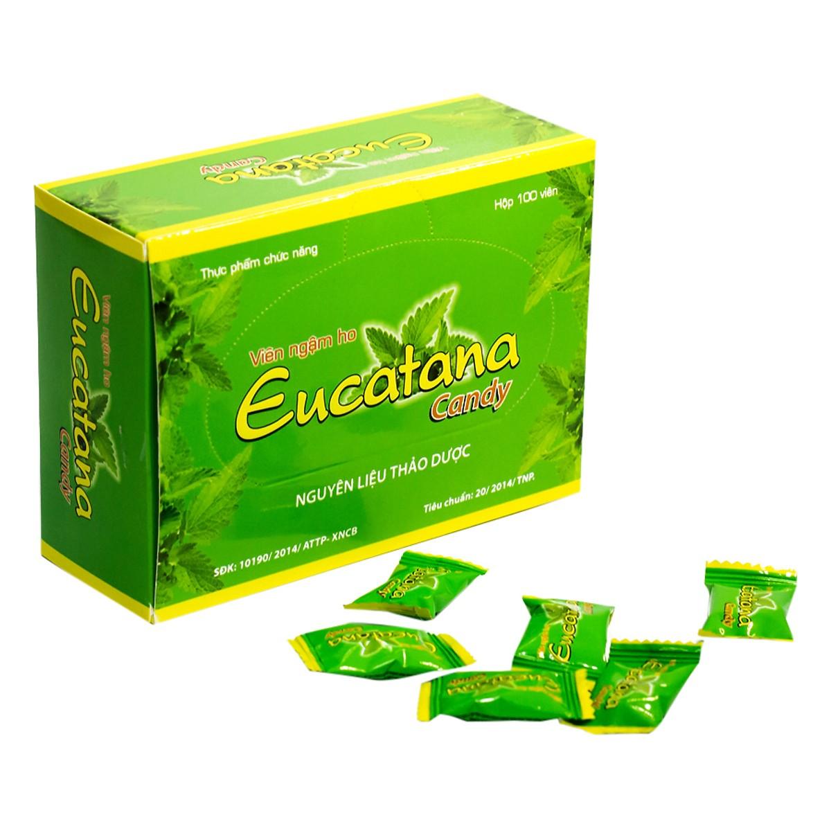 Kẹo Ngậm Ho Eucatana 100 viên