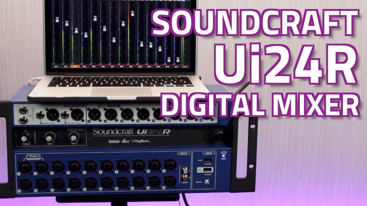 Bộ Trộn Âm Thanh Soundcraft UI24R Digital