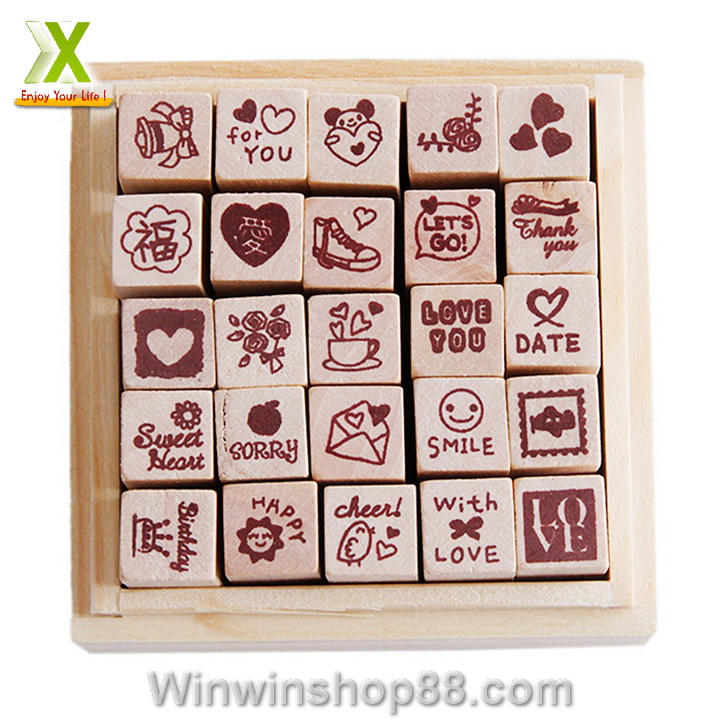Bộ con dấu Love Diary - DB0071