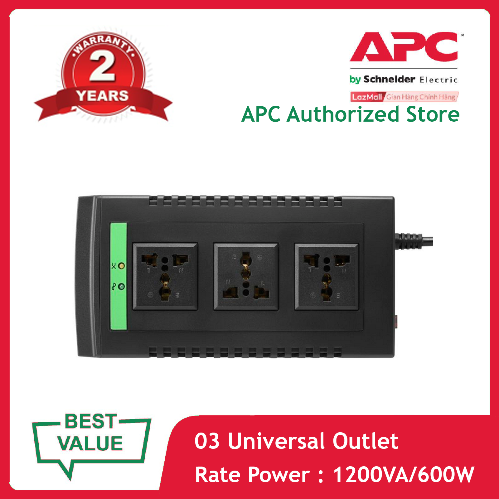 Ổn áp APC Line-R LSW1200-IND - 1200VA