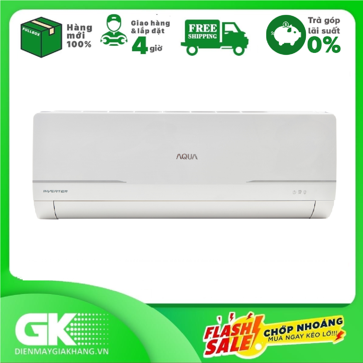 Máy Lạnh/Điều Hòa Aqua AQA-KCRV9WNM 1 HP