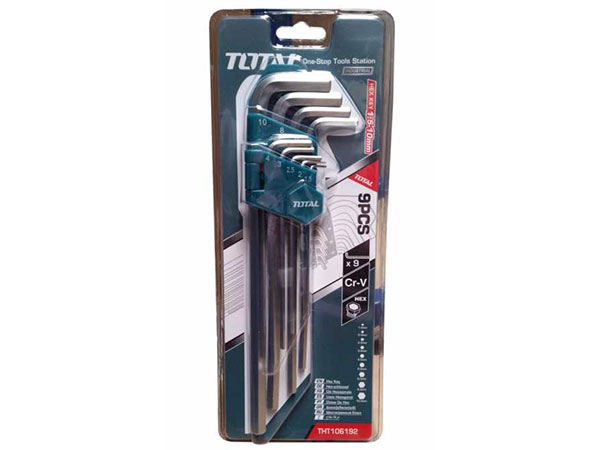 Bộ lục giác đầu bằng dài Total THT106192