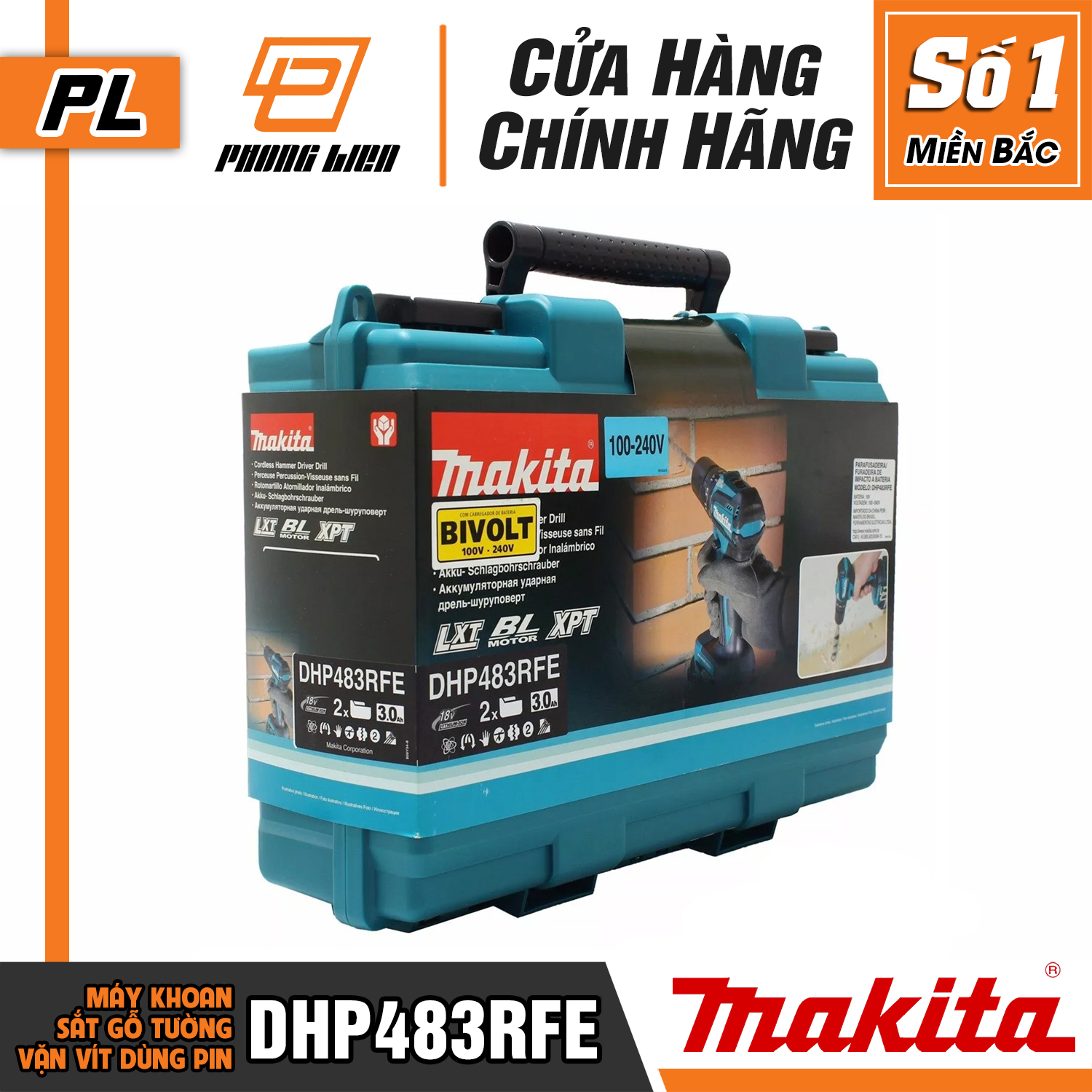 MÁY KHOAN MAKITA DHP483RFE