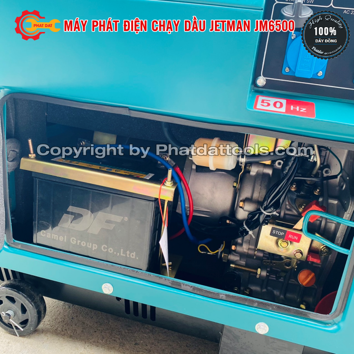 MÁY PHÁT ĐIỆN CHẠY DẦU JETMAN JM6500