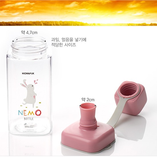 Bình Nước Nhựa Komax Nemo 430ML