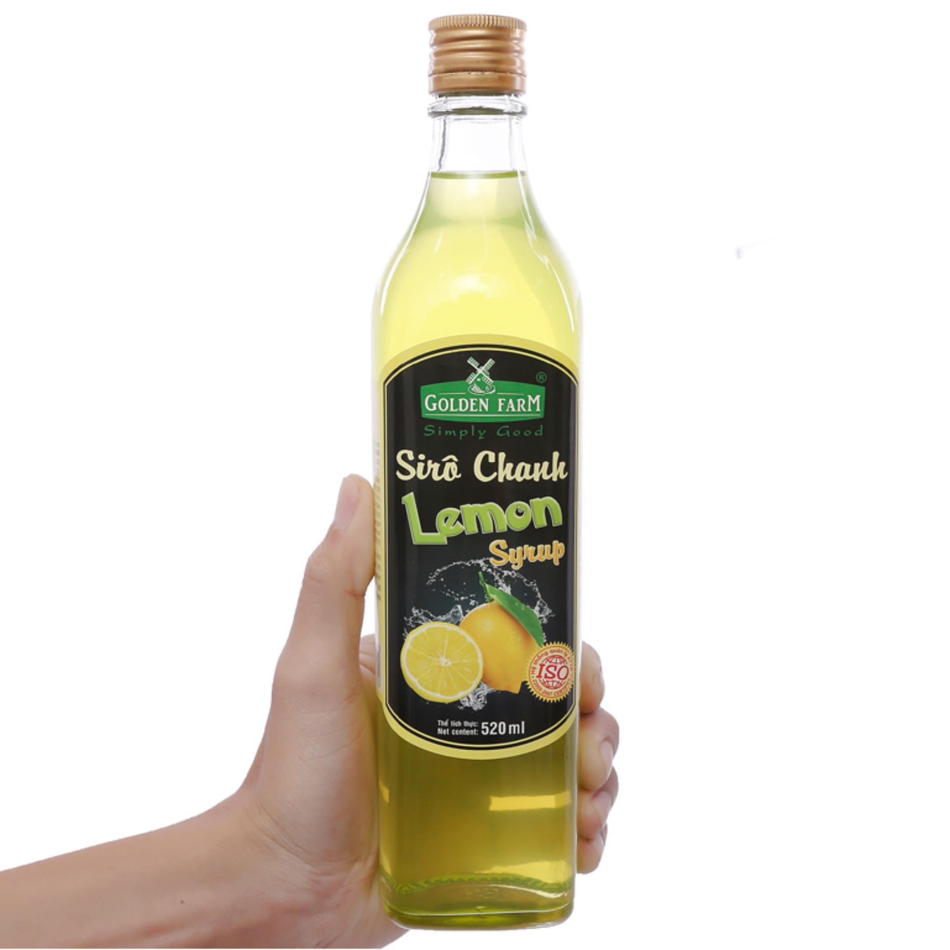 Sirô Golden Farm chanh 520ML