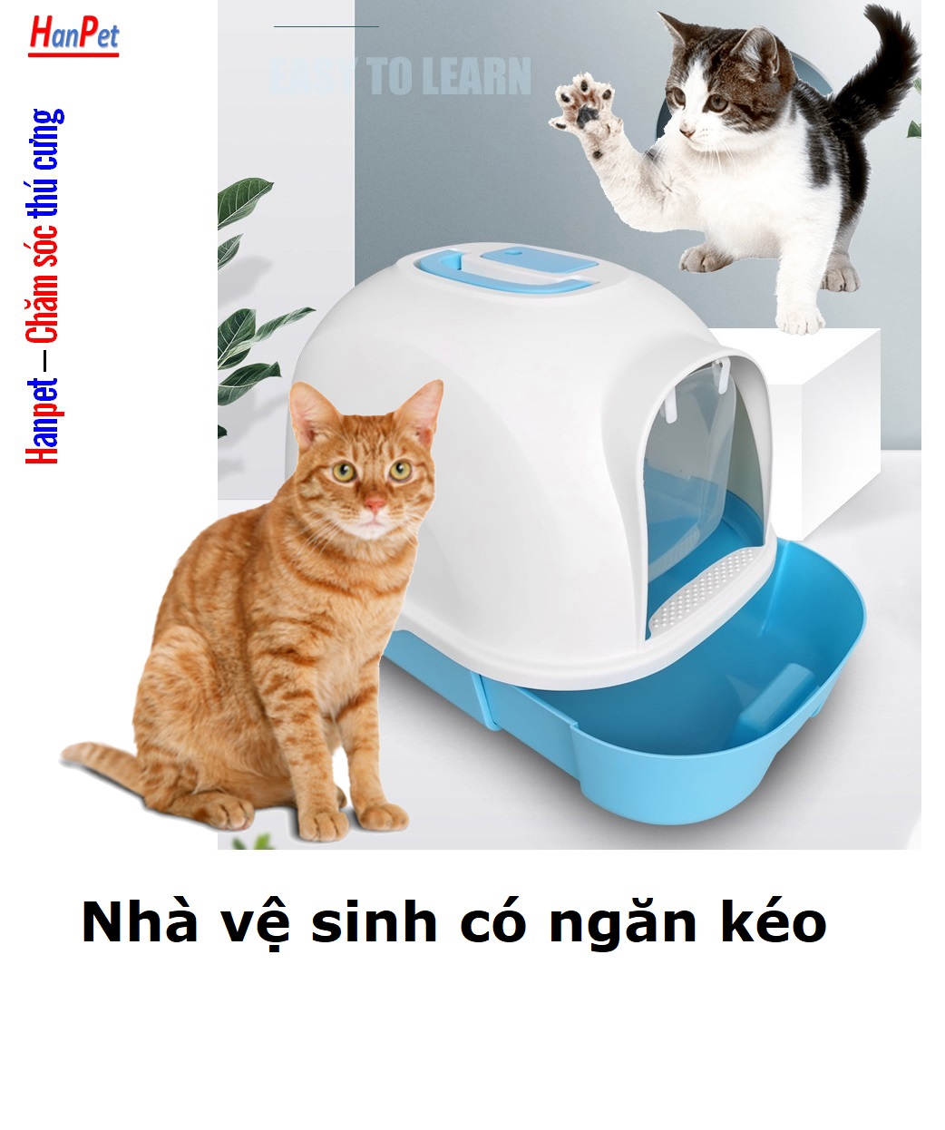 Nhà vệ sinh mèo nơ