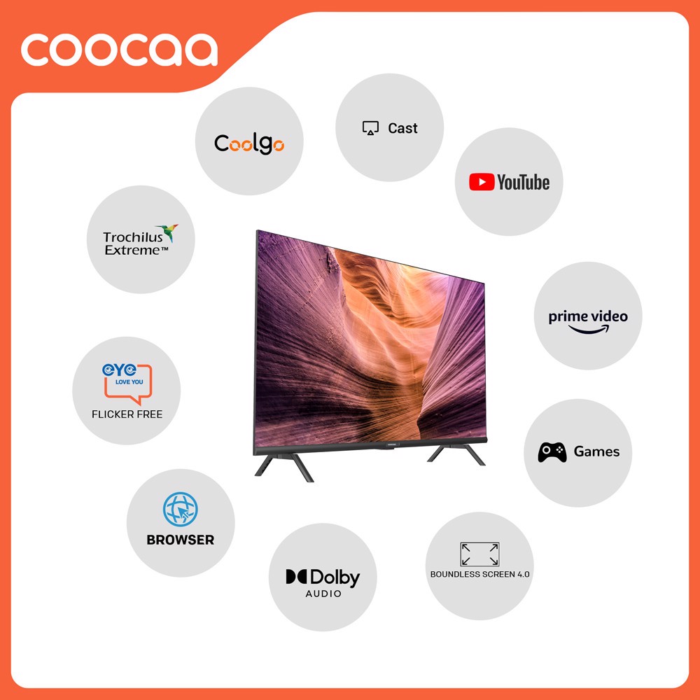 Smart Tivi Coocaa 43S3U Full HD 43 Inch MixASale