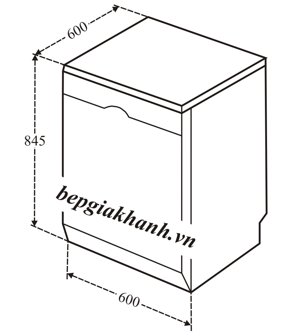 Máy rửa chén KAFF KF-W60C3A401L