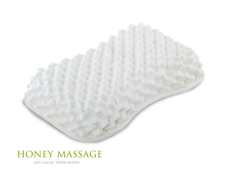 Gối Cao Su Honey Massage Vạn Thành 35x60x12cm