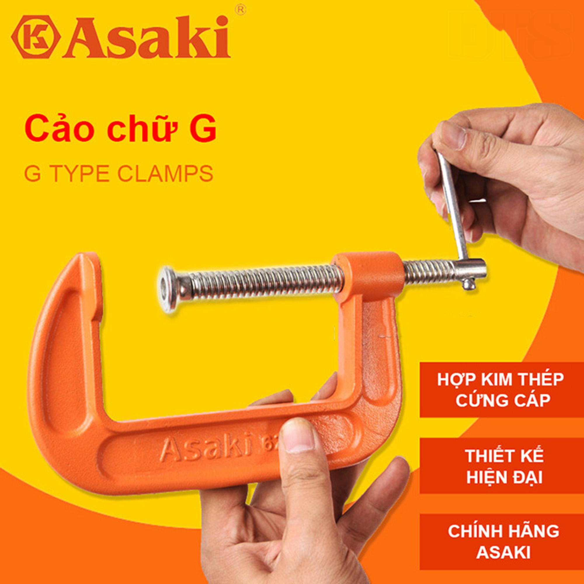 Cảo chữ C Asaki AK-6267 10INCH