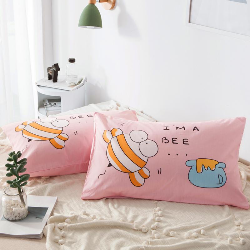 100% Cotton Hoạt Hình Đáng Yêu Vỏ Gối 100% Cotton Vỏ Gối Cặp Chất Liệu Cotton Ruột Gối Vỏ Bọc 48*74 Đơn Vỏ Gối