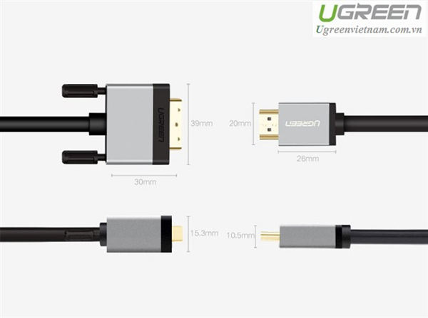Cáp chuyển HDMI to DVI-D Ugreen 20888
