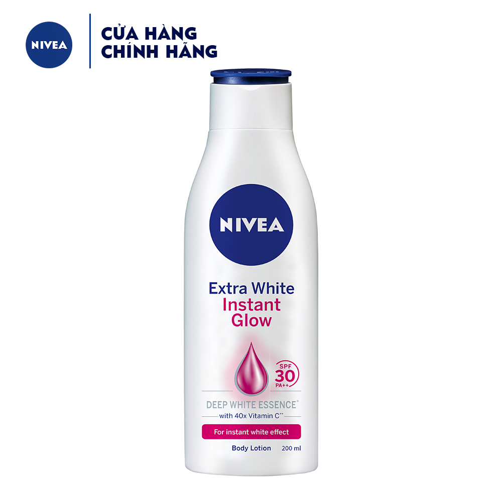 Sữa Dưỡng Thể Săn Da Instant White Nivea 200ml