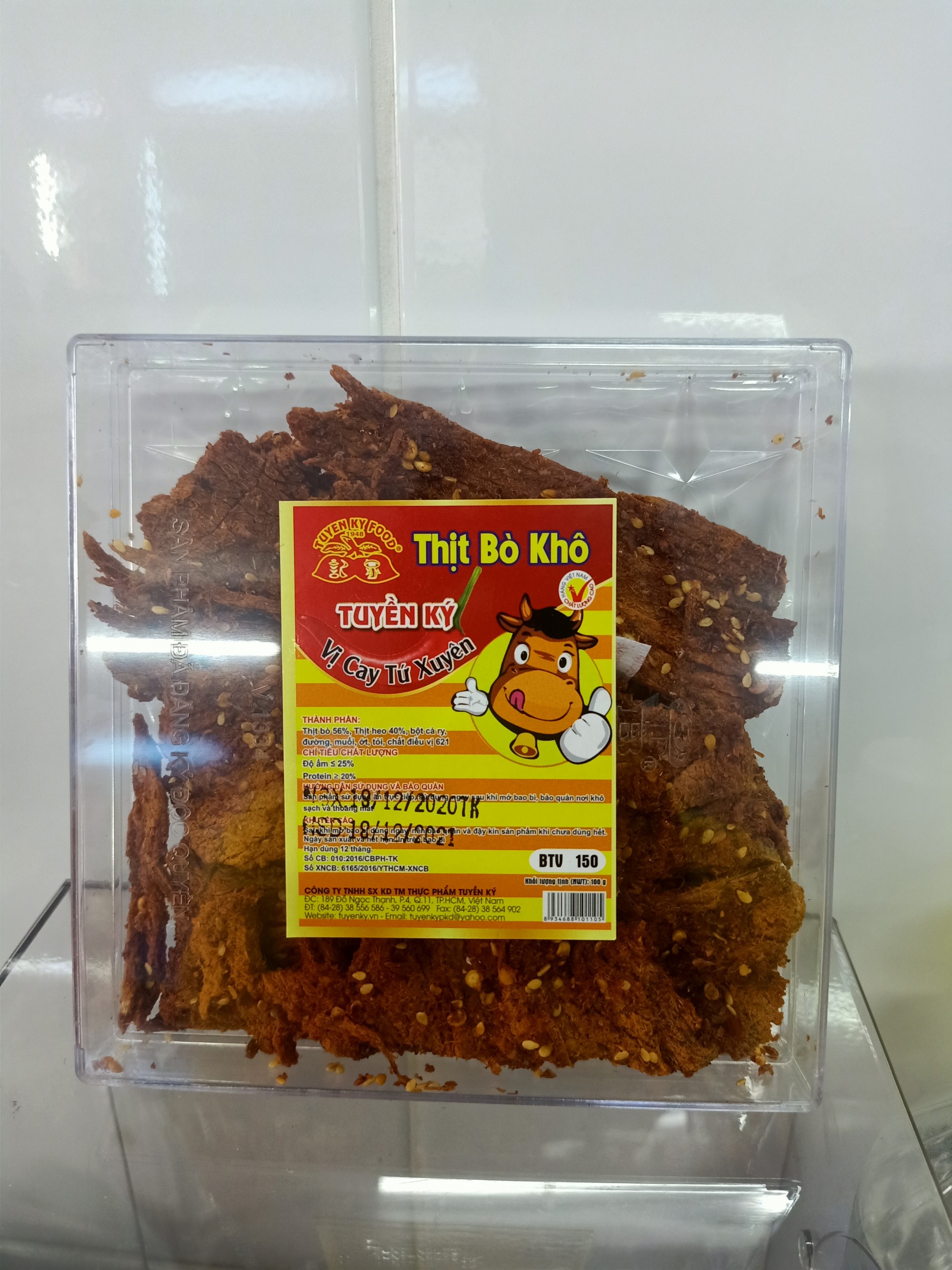 Khô bò Tuyền Ký 150G