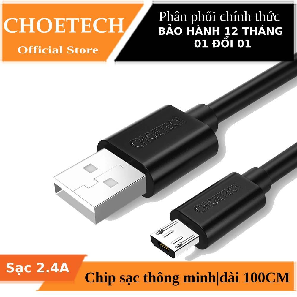 DÂY CÁP SẠC MICRO USB CHOETECH S-MT009/MT009L