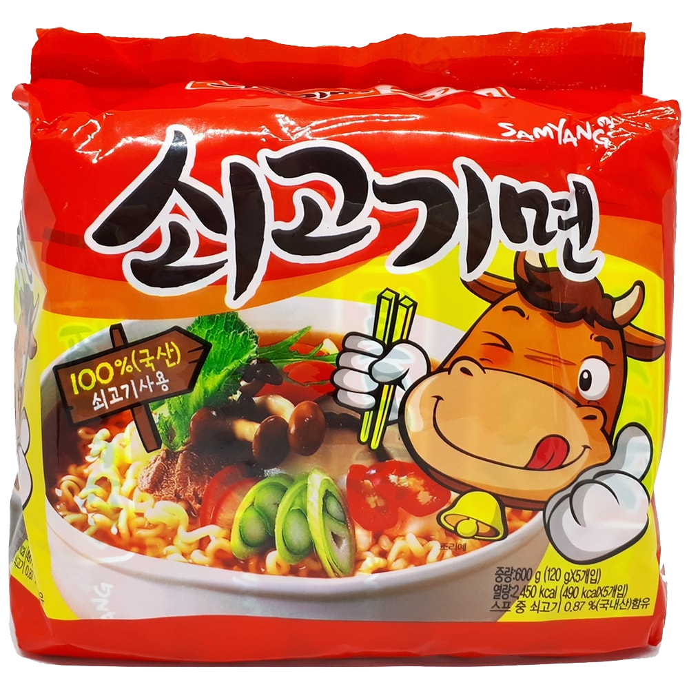 Mì SamYang bò 120g combo 10 gói