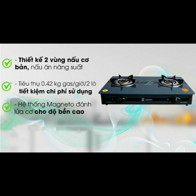 Bếp gas Sakura SA-690GH