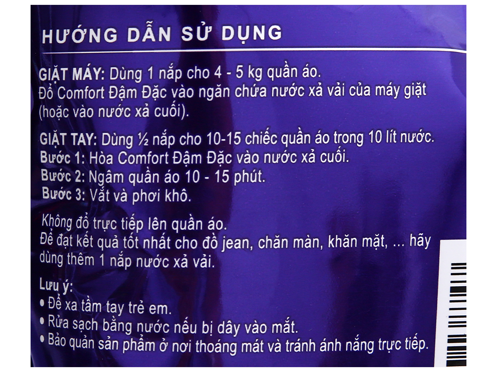 Nước xả Comfort nước hoa Bella 2.6L