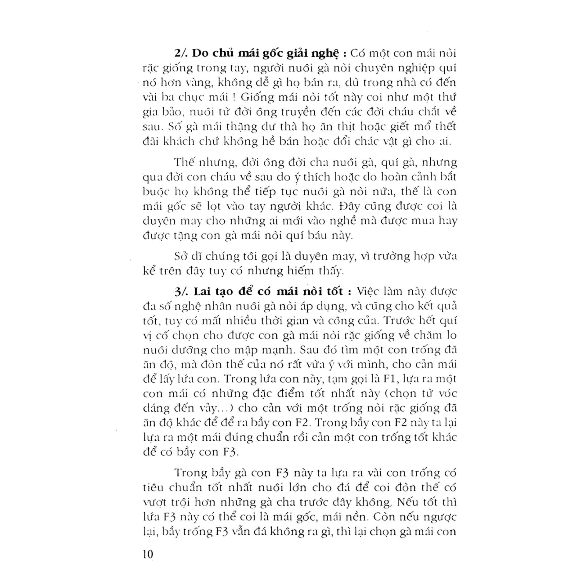 Kinh Nghiệm Nuôi Gà Nòi