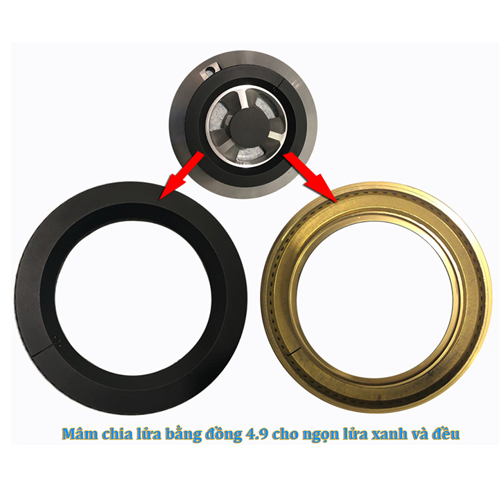 Bếp gas âm Capri CR-217KT đôi