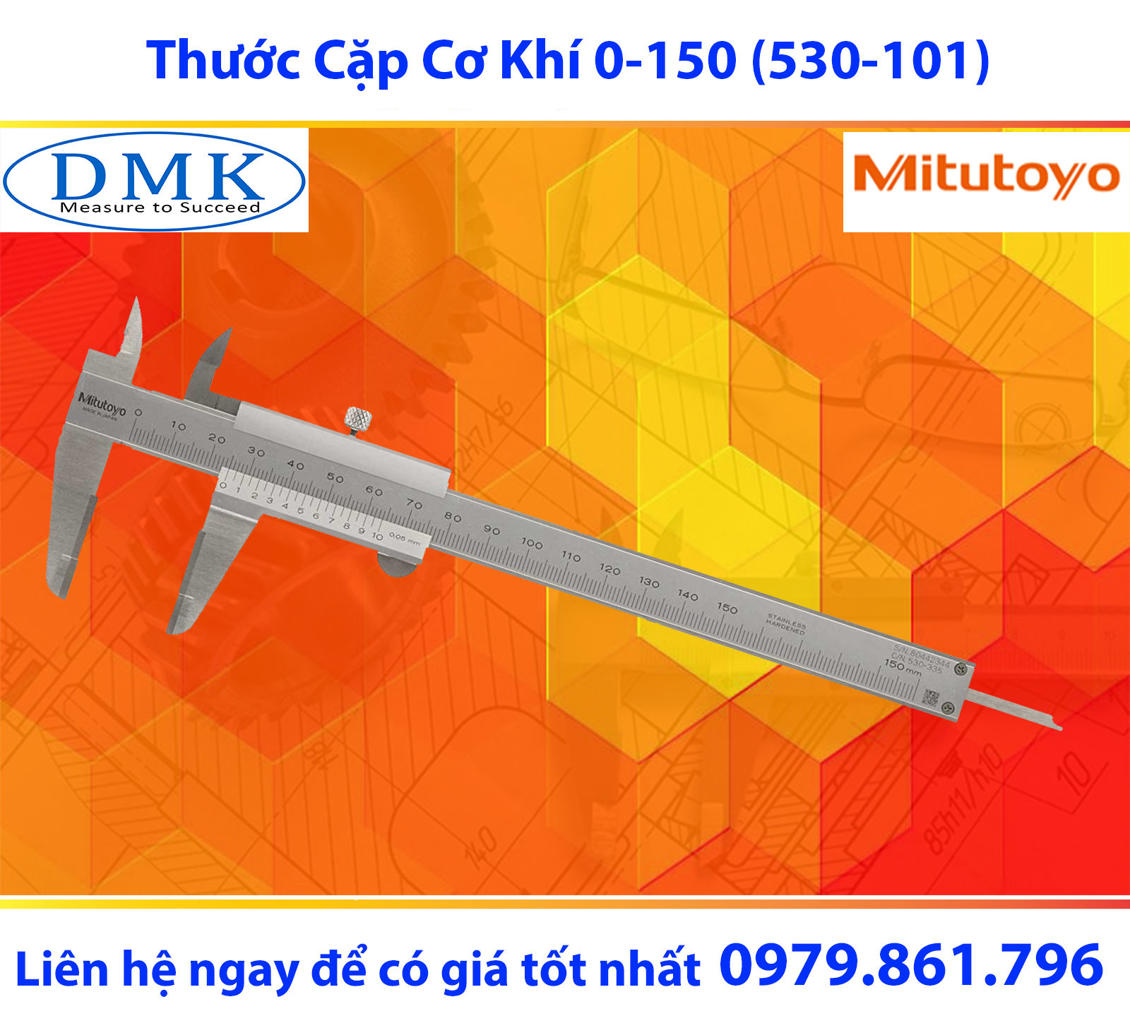 Thước cặp du xích Mitutoyo 530-101 6inch