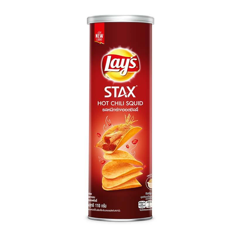 Snack khoai tây Lay's Stax mực cay