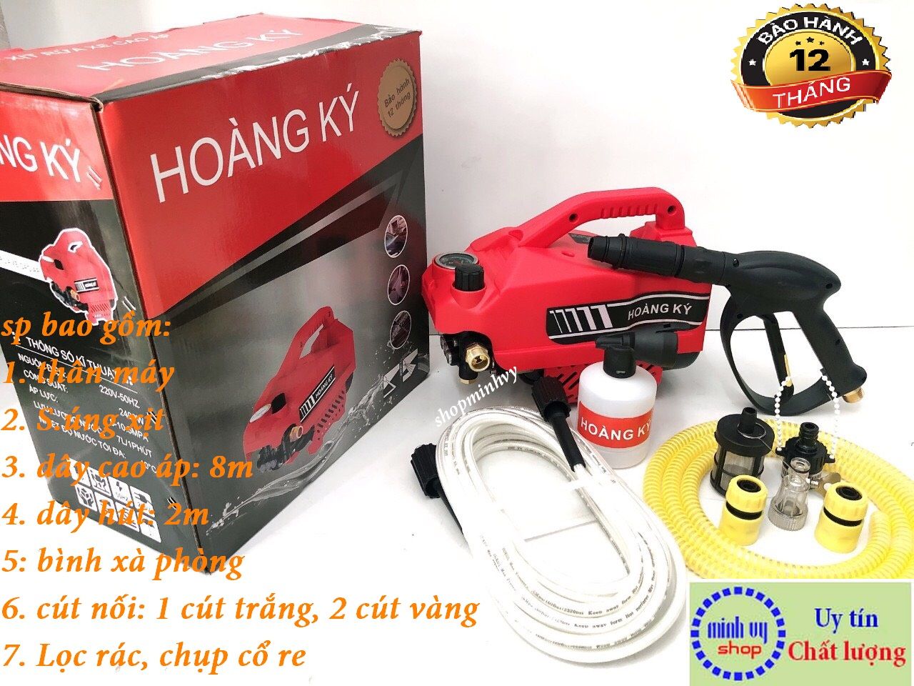 MÁY RỬA XE CHỈNH ÁP HOÀNG KÝ H2