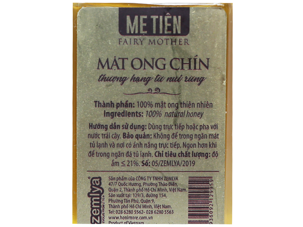 Mật ong chín Honimore Mẹ Tiên 110g