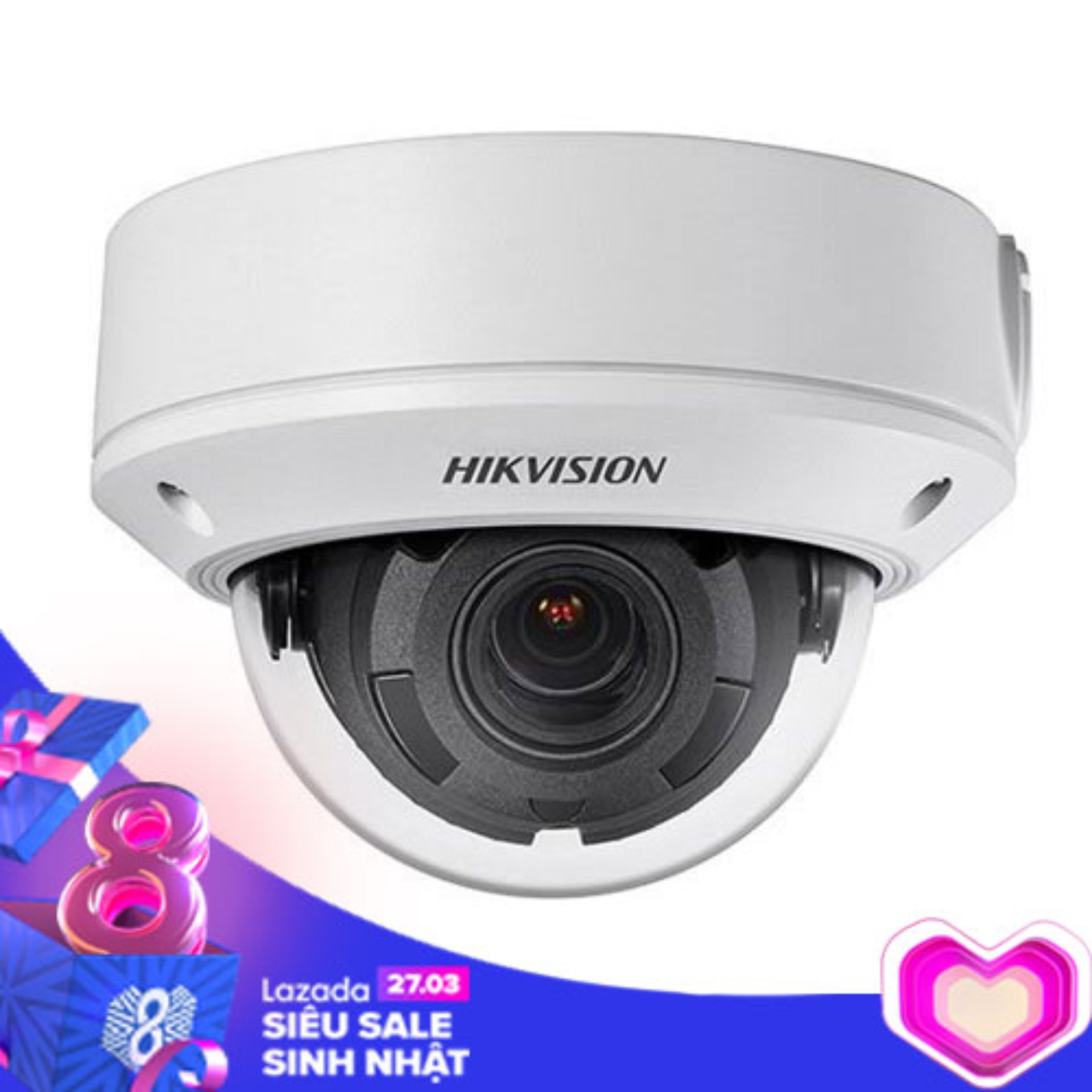 Camera IP Hikvision DS-2CD2721G0-IZS - 2MP