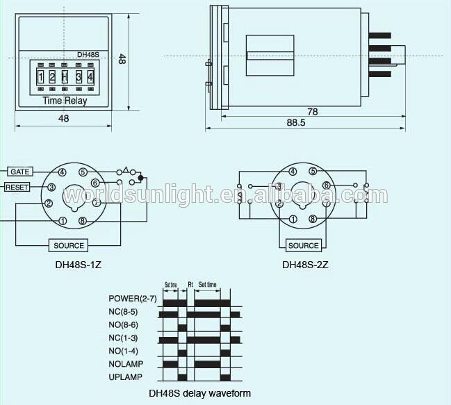 Rơ le thời gian Omron DH48S-S