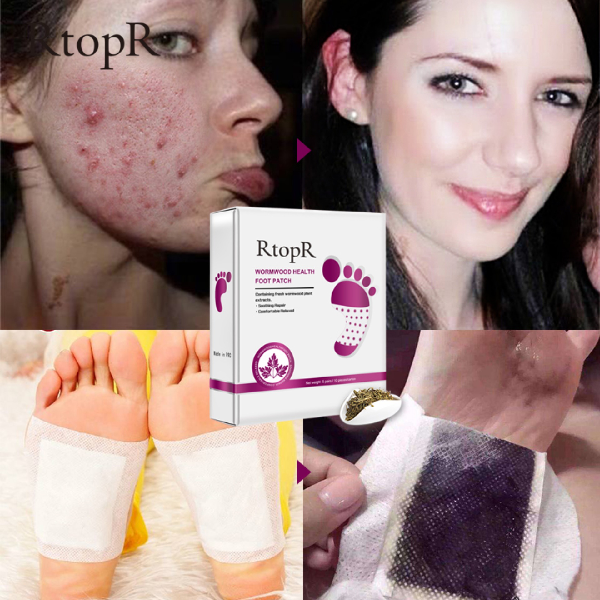 Miếng dán chân giải độc cơ thể Nhật