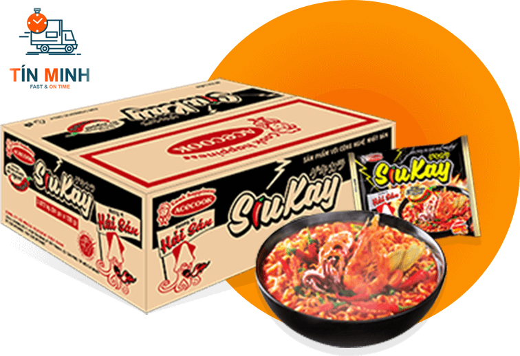 Mì SiuKay Hải Sản 128g thùng 24 gói