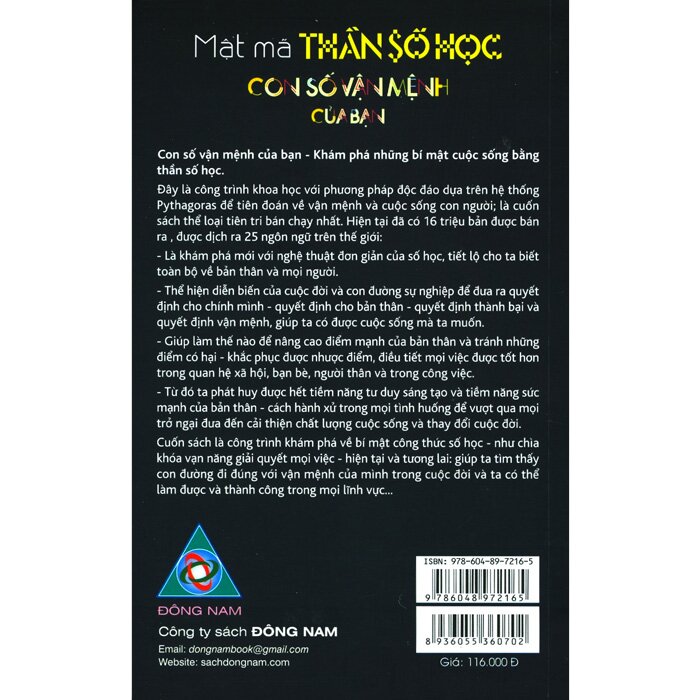 Mật Mã Thần Số Học - Con Số Vận Mệnh Của Bạn