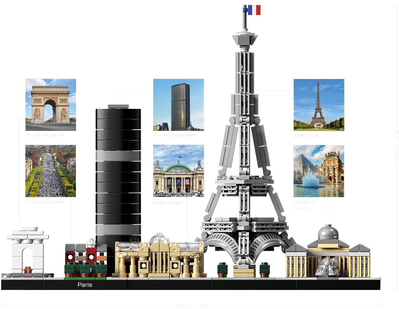 Lego Architechture 21044 Thành Phố Paris