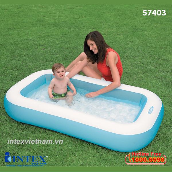 Bể bơi phao hình chữ nhật Intex 57403