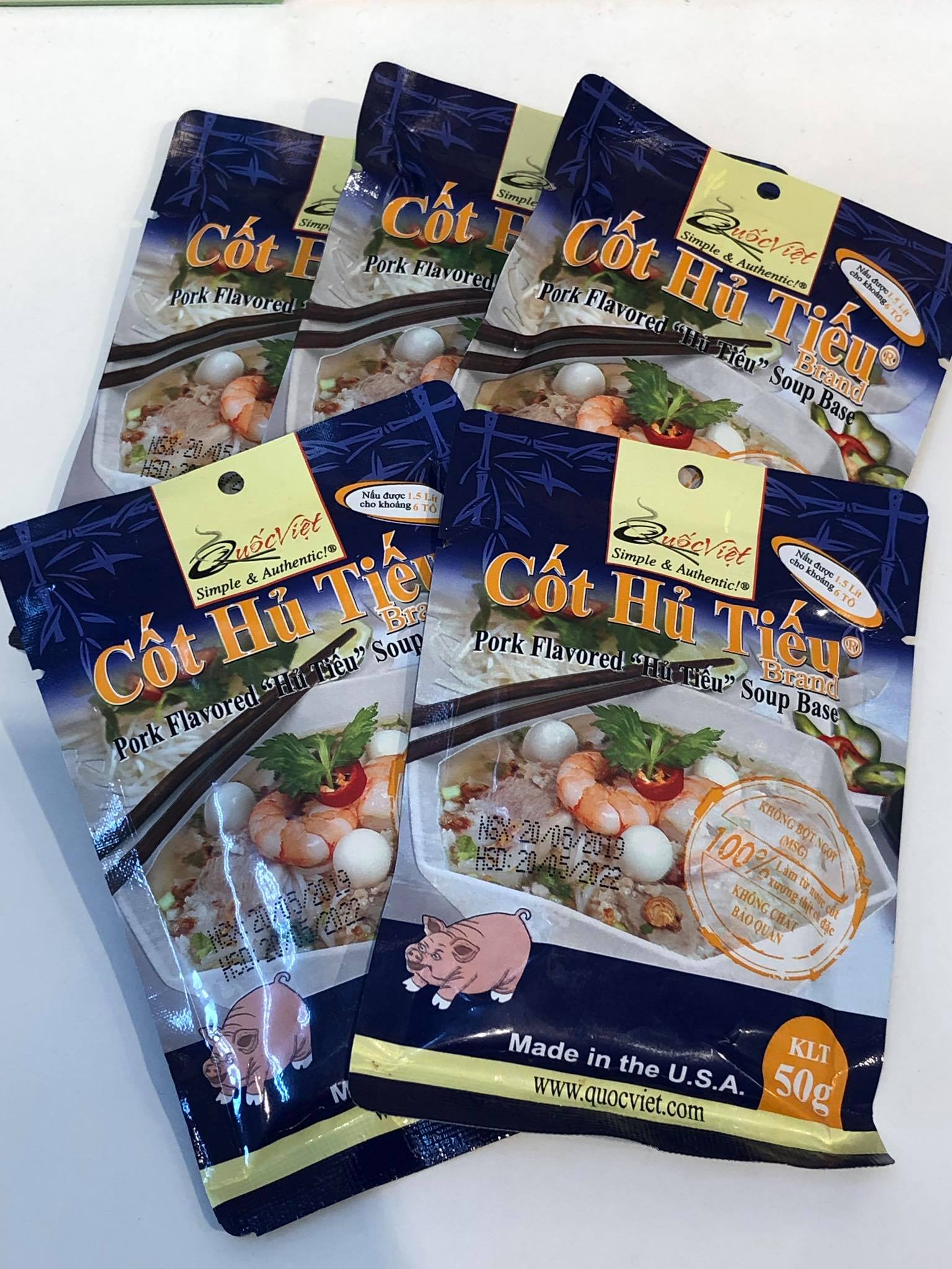 Cốt Hủ Tiếu Quốc Việt 50g