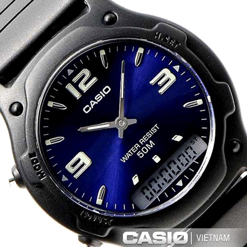 Đồng Hồ Unisex Casio AW-49HE-2AVDF