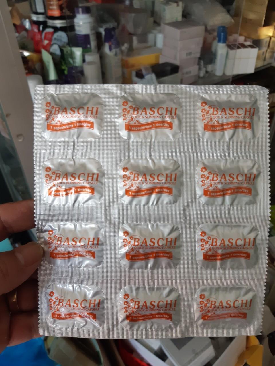 Thuốc giảm cân baschi cam hộp giấy siêu giảm cân