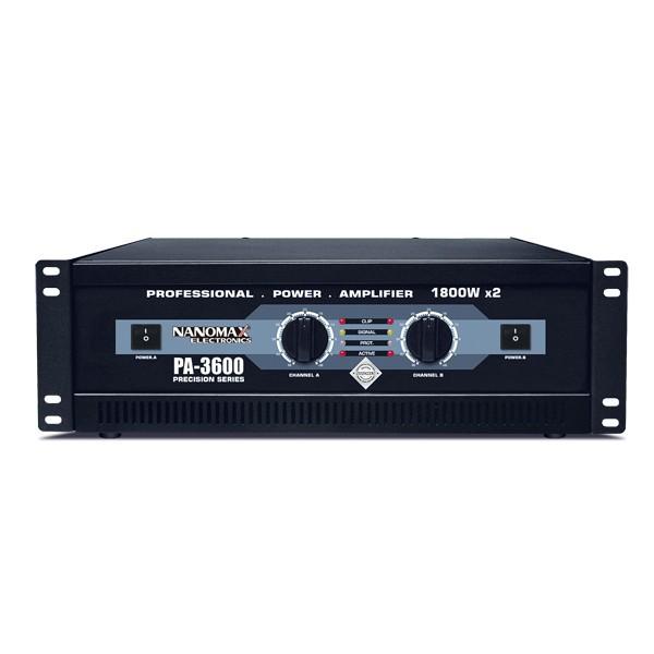 ĐẨY CÔNG SUẤT 2 KÊNH NANOMAX PA-3600