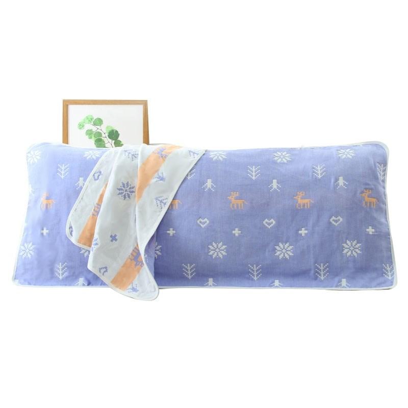 100% Cotton 1.3 Kéo Dài Vải Xô 100% Cotton Khăn Gối Dáng Dài Hai Người Khăn Gối 1.5 Cặp Đôi Cao Cấp 1.2 1.8 M Khăn Trải Gối